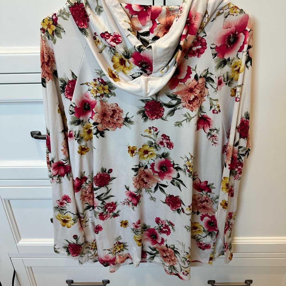 Floral hoodie